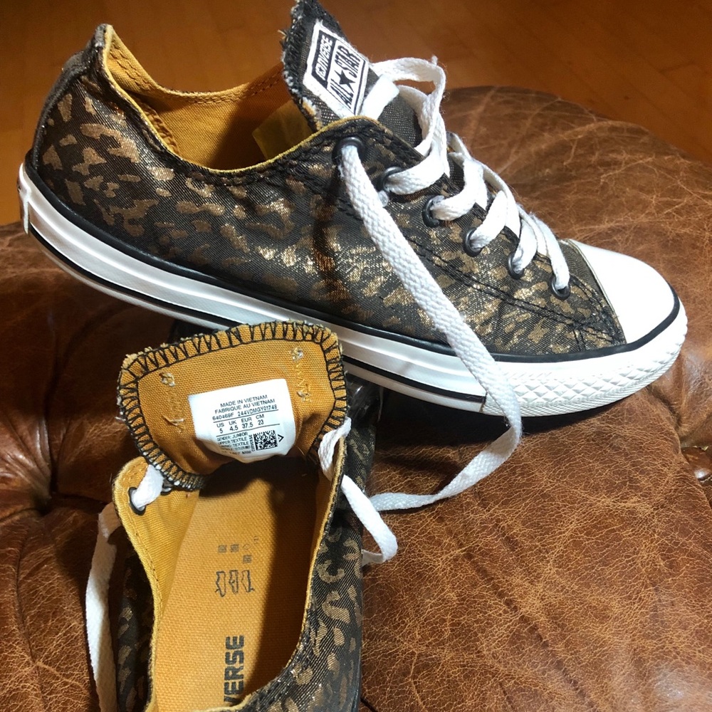 Leopard Print Converse - image 3